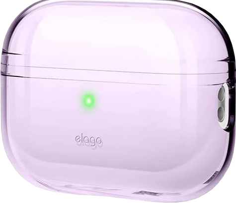 Чехол Elago Clear Case with Nylon Lanyard Lavender для Airpods Pro 2nd Gen